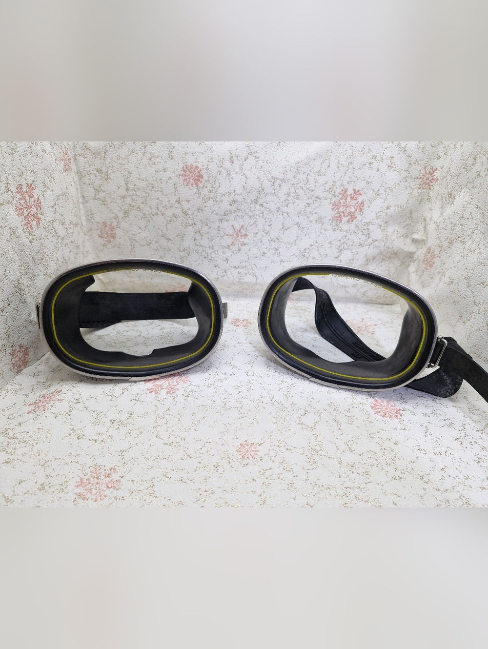 Vintage Monteco Safety Goggles Tempered Glass Made In Japan Industrial Set Of 2